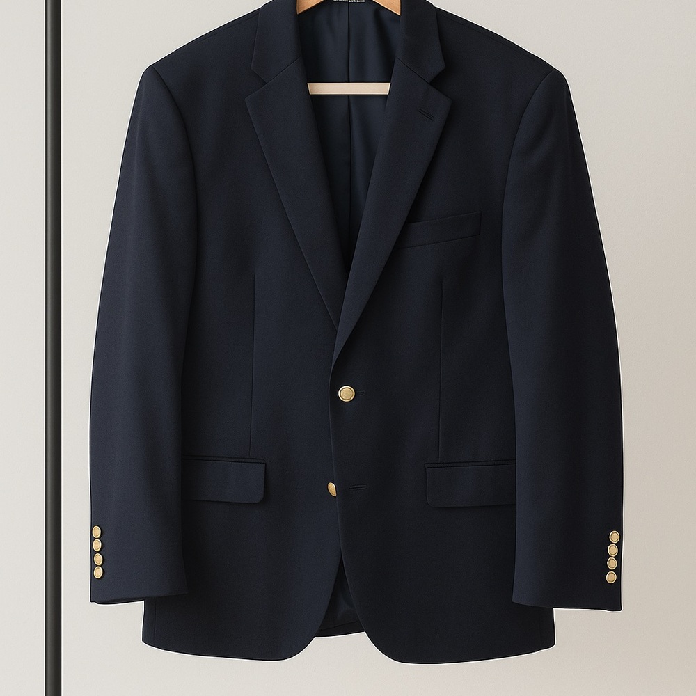 Saddlebred Midnight Blazer with Brass Accents